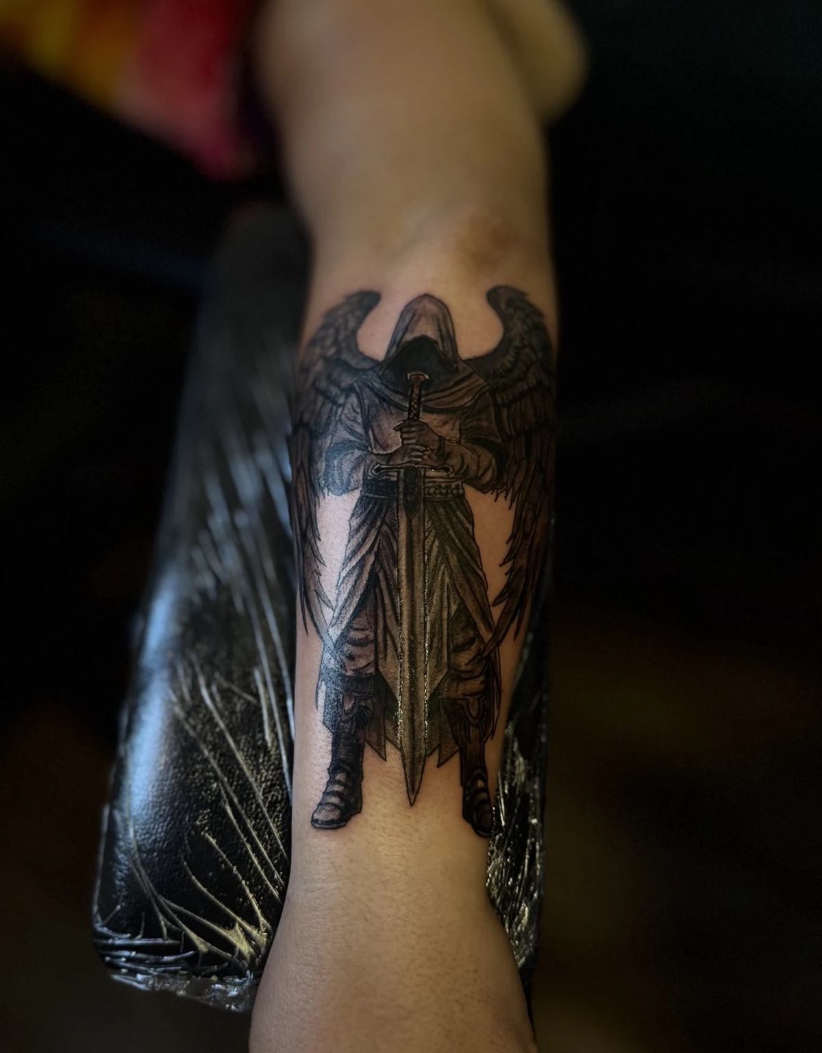 Dark angel tattoo
